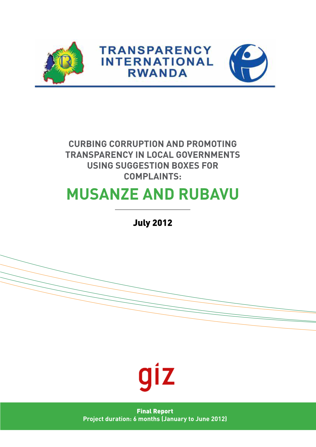 Suggestion Box Survey in Musanze and Rubavu