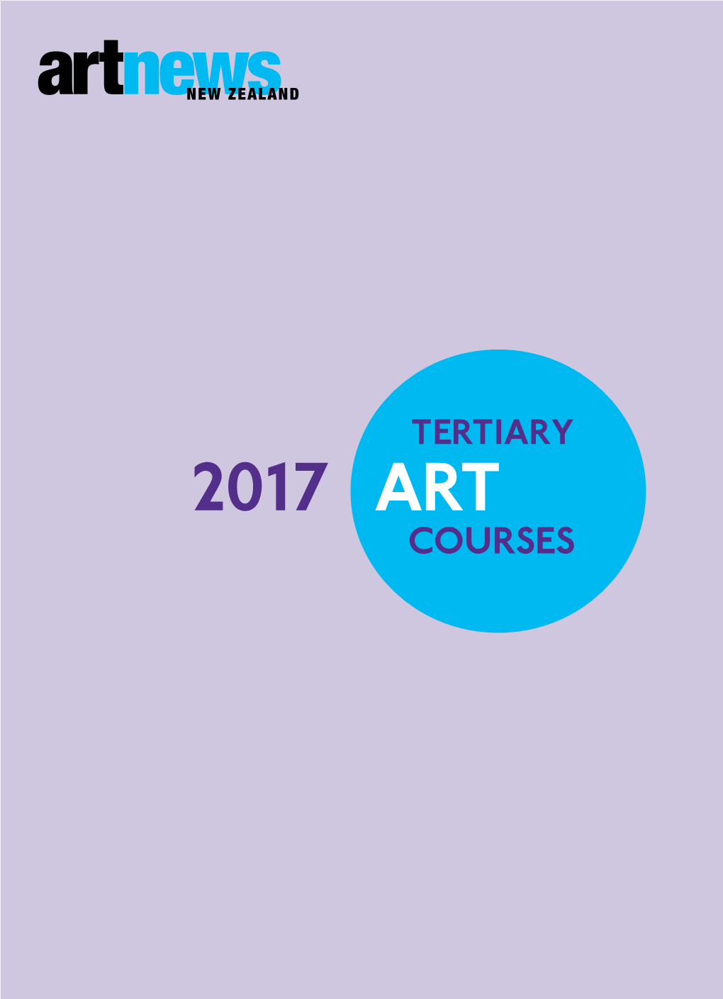 Tertiary Art Courses Supplement 2017