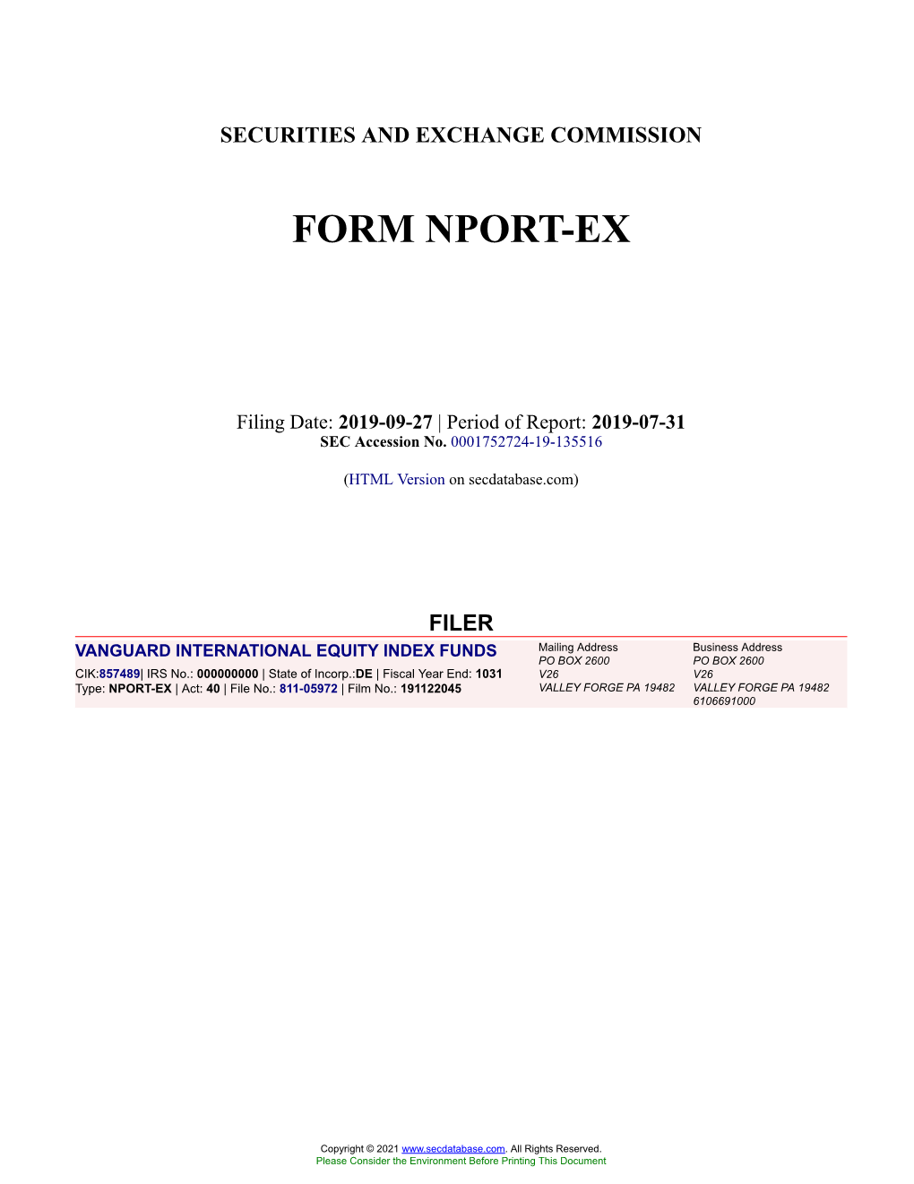 Form Nport-Ex