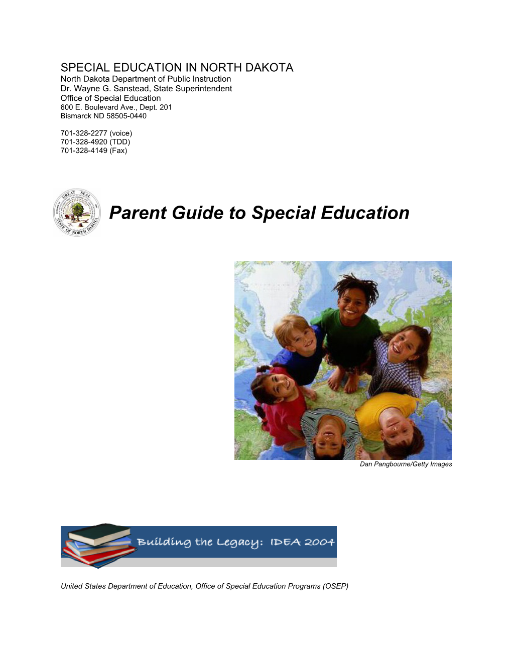 Parent Guide to Special Education 2007