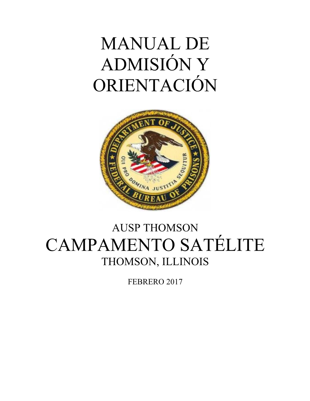 Manual De Admisión Y Orientación Campamento