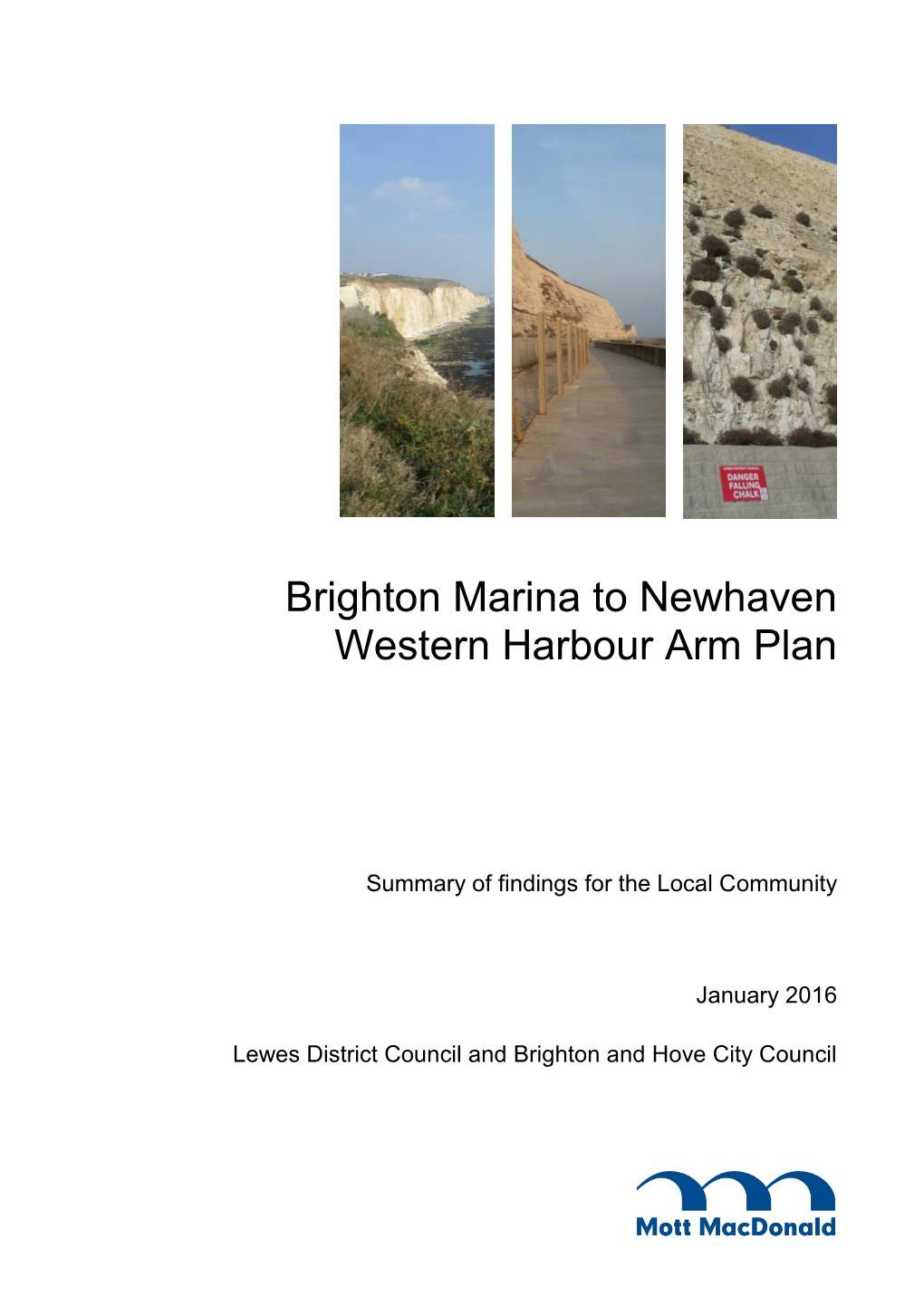 Brighton Marina to Newhaven Coastal Management Implementation Plan