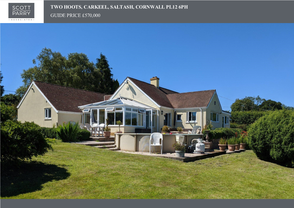 Two Hoots, Carkeel, Saltash, Cornwall Pl12 6Ph Guide Price £570,000