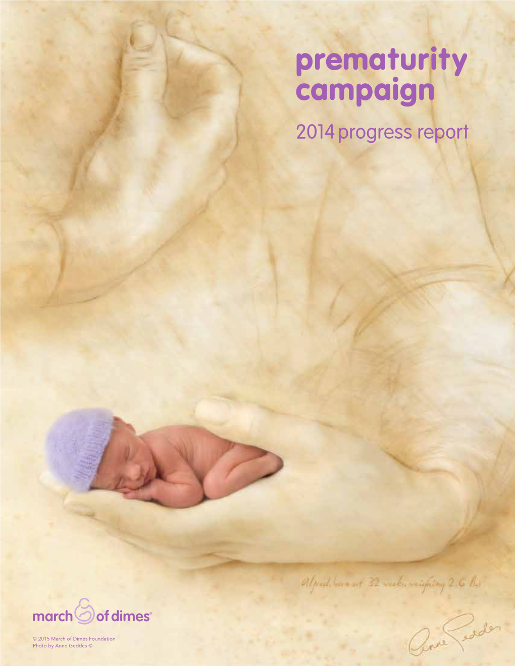 2014 Prematurity Campaign Progress Report