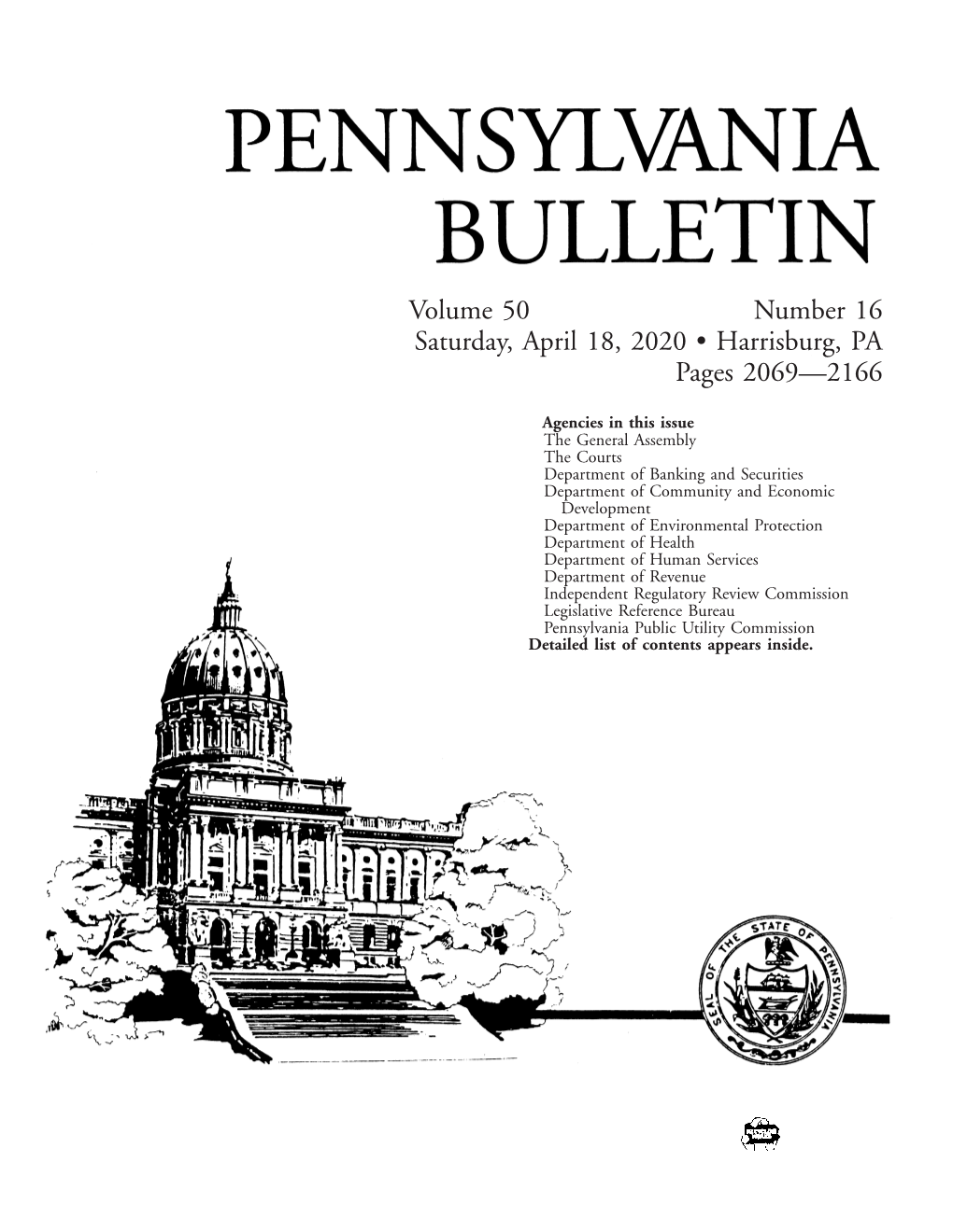 Reader's Guide to the Pennsylvania Bulletin and The