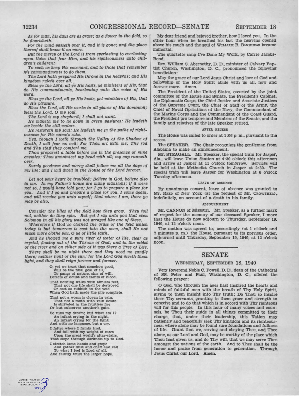 Congressional Record-Senate Senate