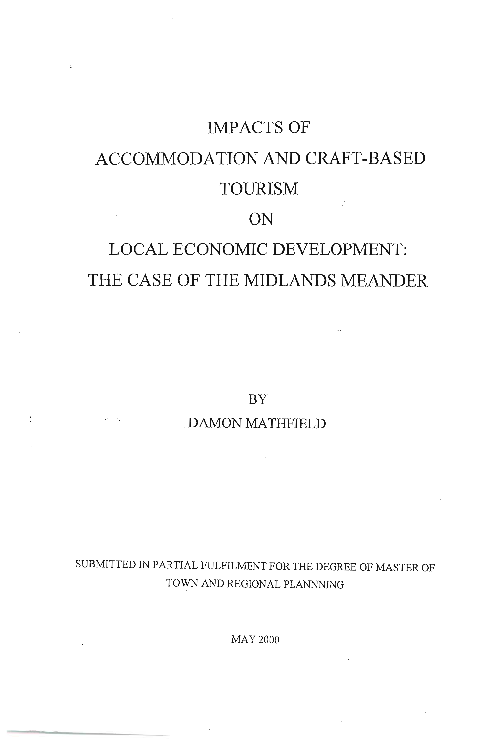 The Case of the Midlands Meander