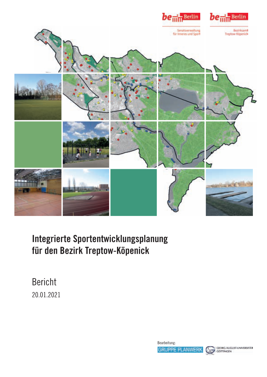 Integrierte Sportentwicklungsplanung Für Den Bezirk Treptow-Köpenick