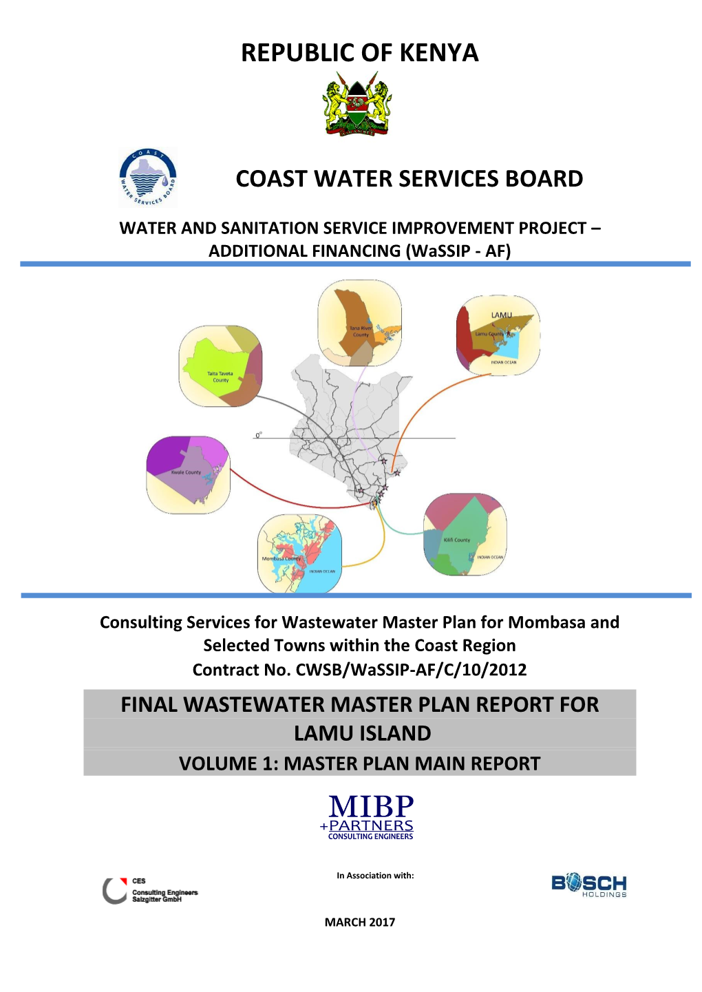 Wastewater Master Plan Report for Lamu Island