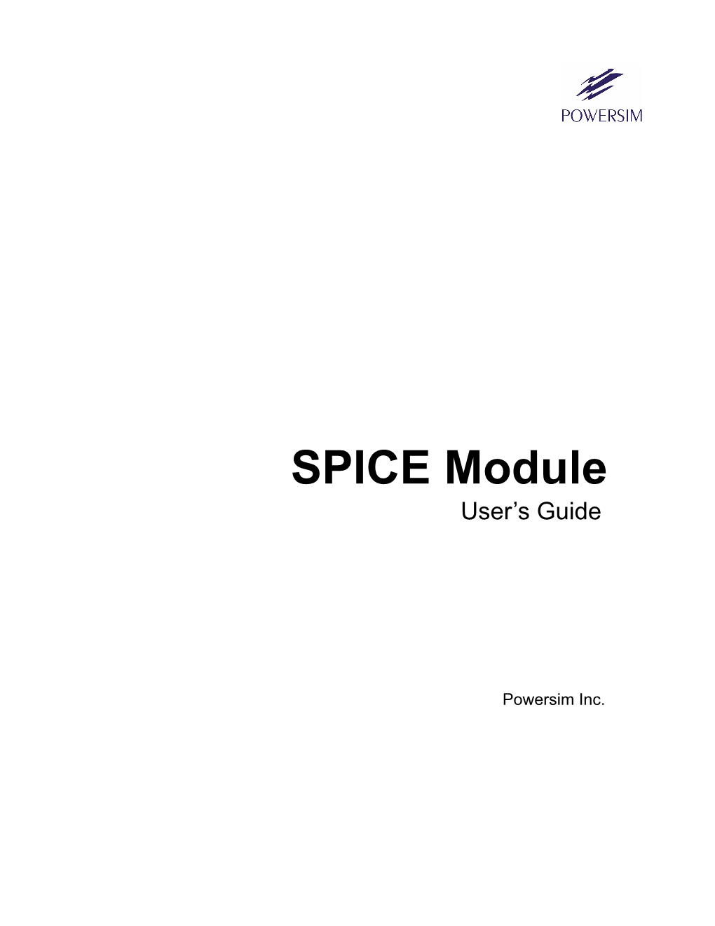 SPICE-User-Manual.Pdf