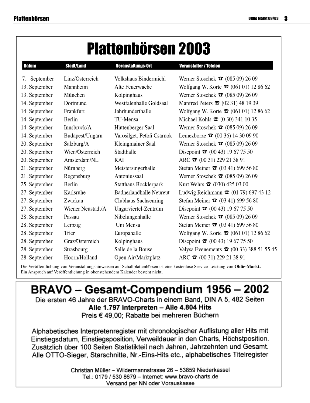 Magazin Ausgabe 09-2003