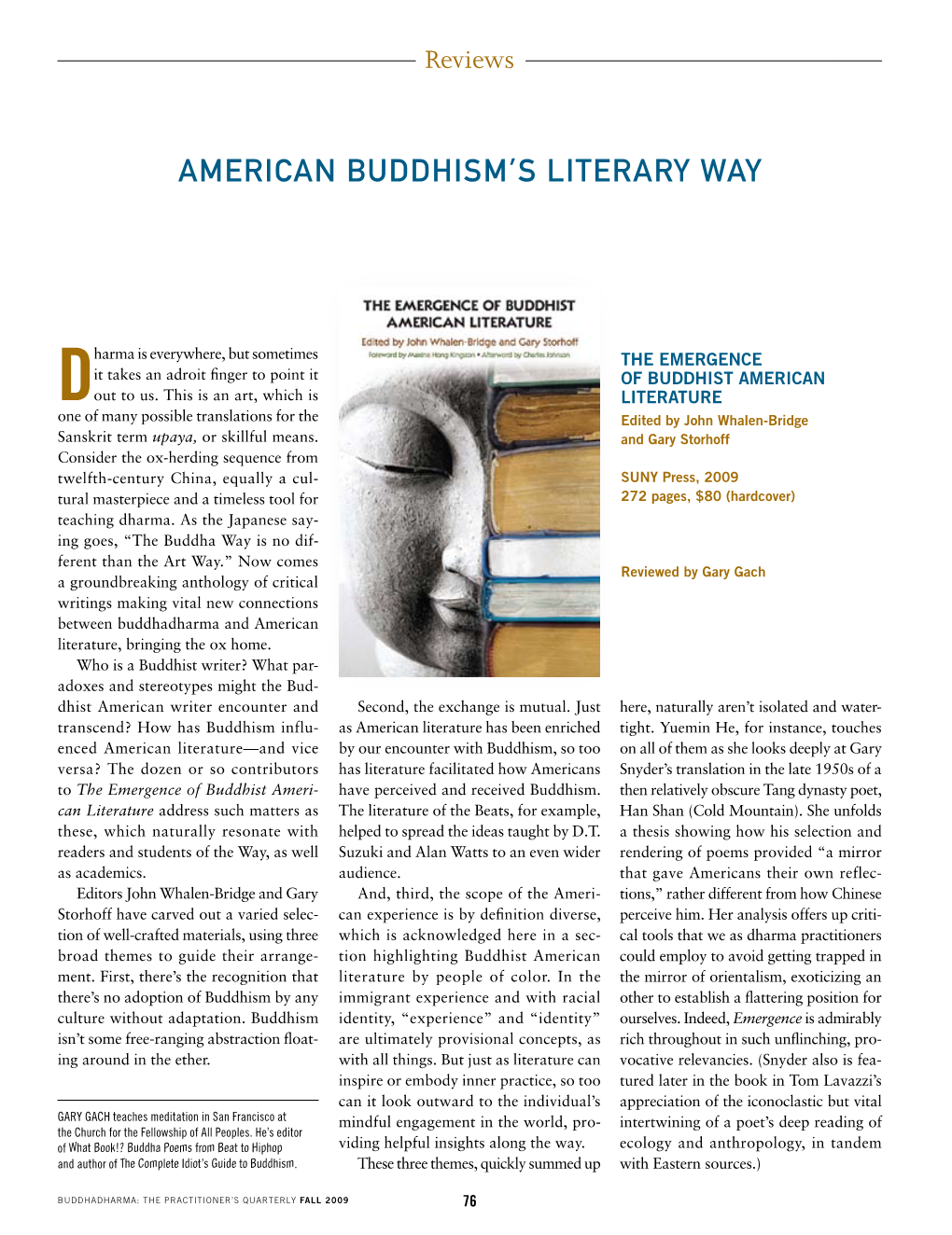 American Buddhism's Literary