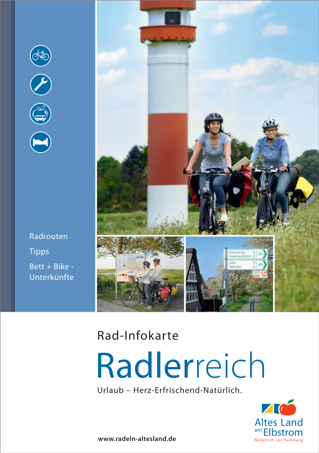 Rad-Infokarte Radlerreich Urlaub – Herz-Erfrischend-Natürlich