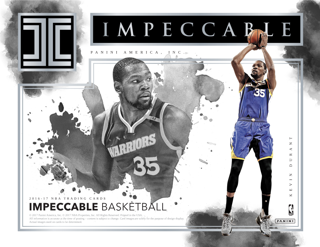 IMPECCABLE BASKETBALL © 2017 Panini America, Inc