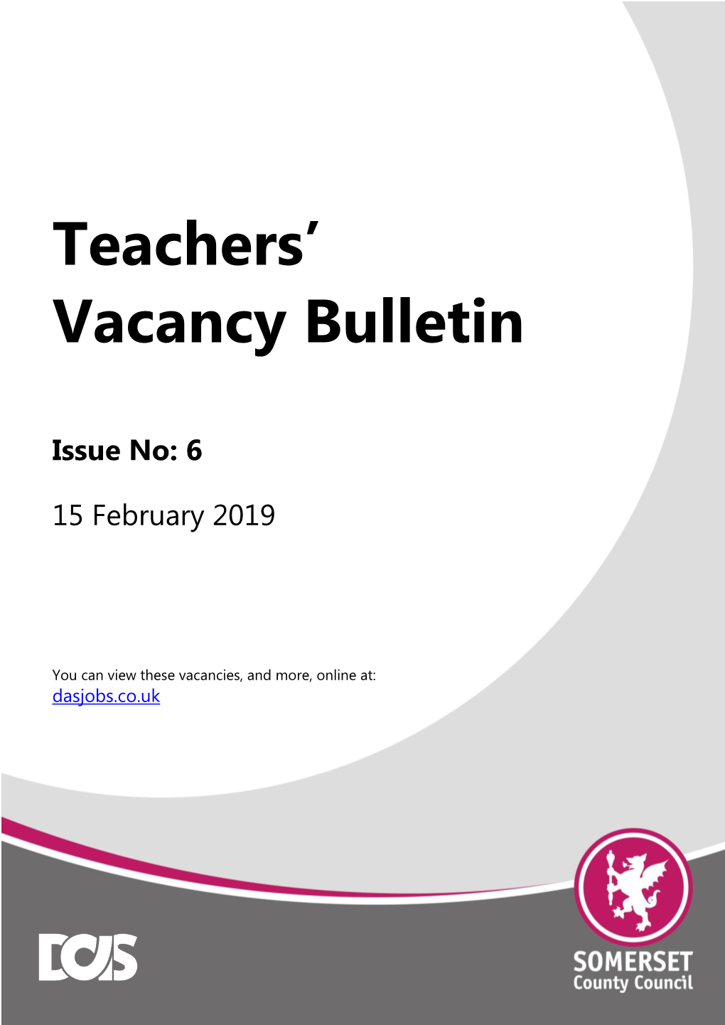 Teachersʼ Vacancy Bulletin