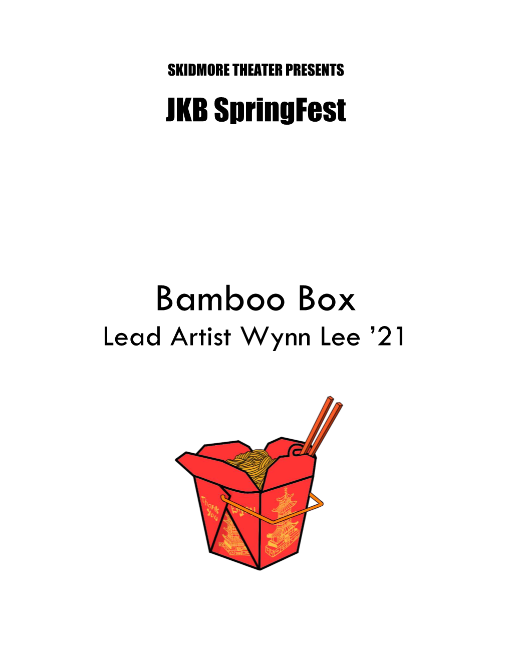 Bamboo Box Lead Artist Wynn Lee ’21