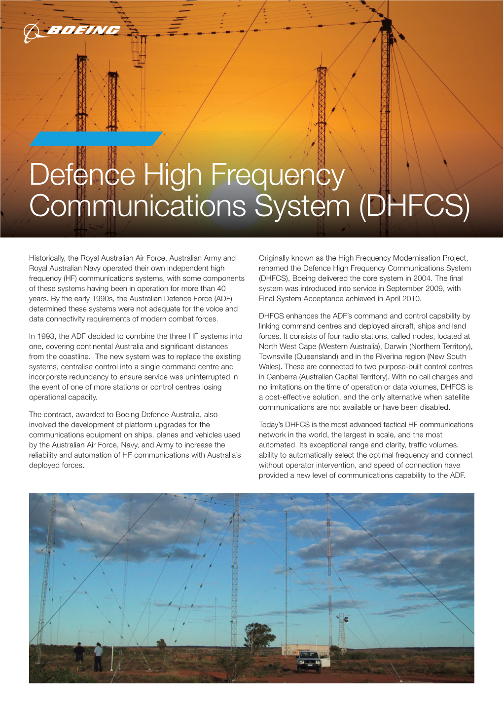 Defence High Frequency Communications System (DHFCS)