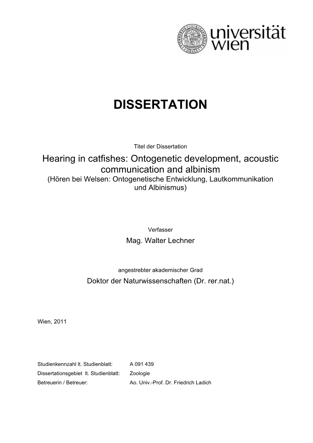 Dissertation