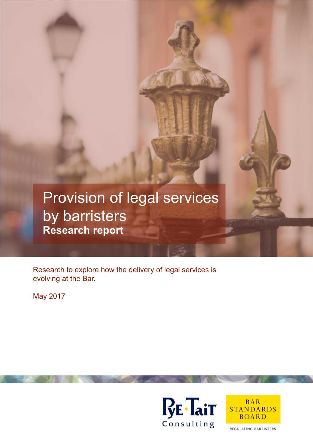 Provision of Legal Services by Barristers Research Report