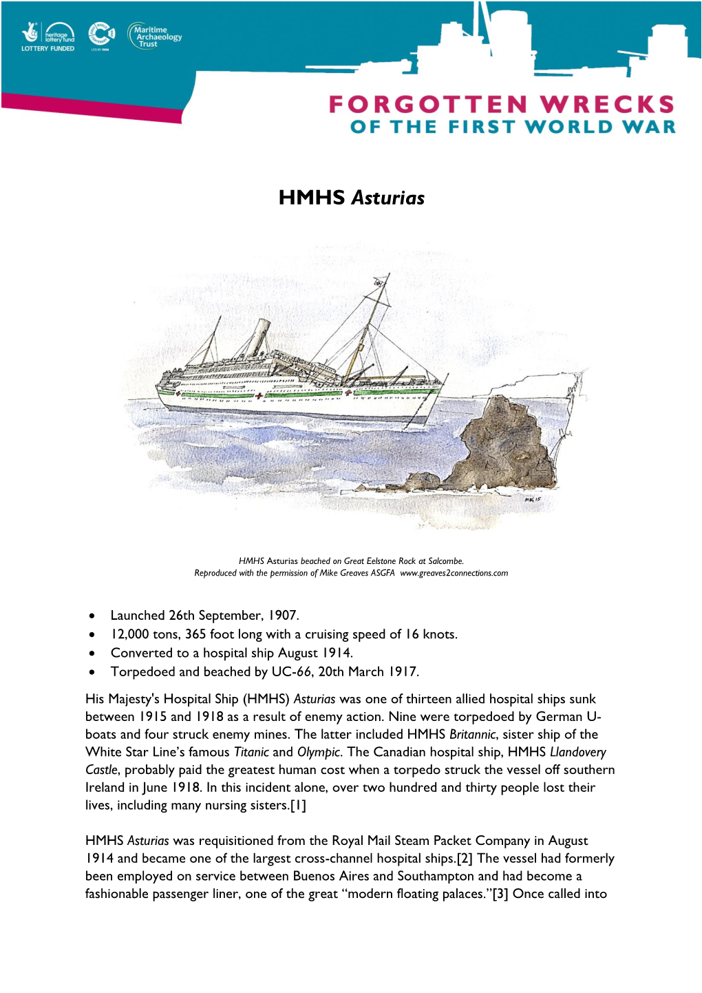 HMHS Asturias