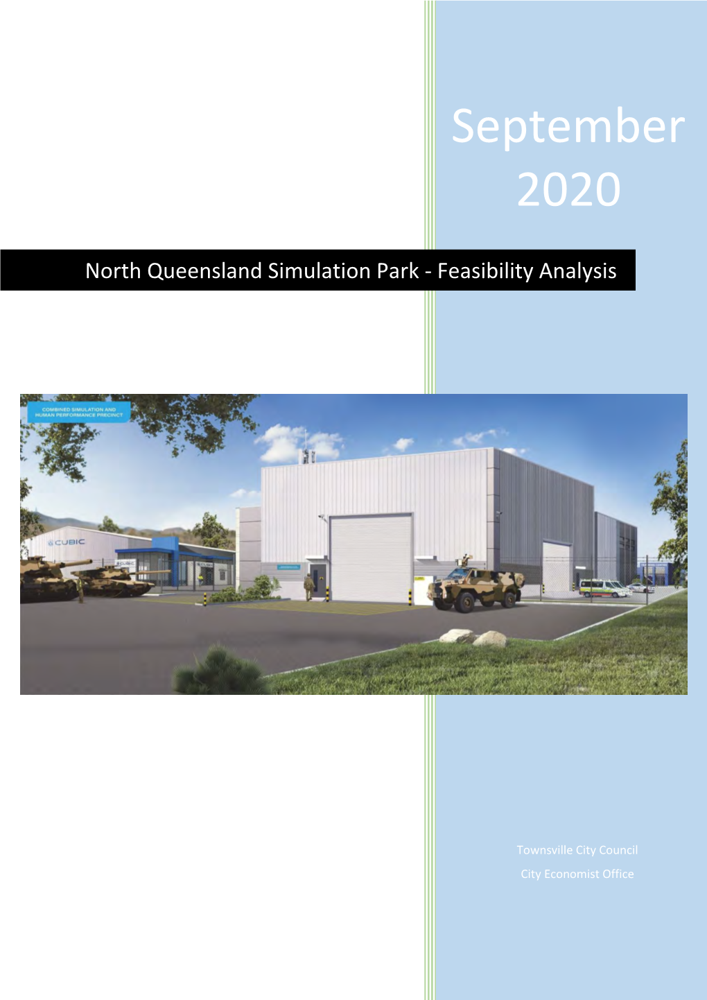 North Queensland Simulation Park - Feasibility Analysis