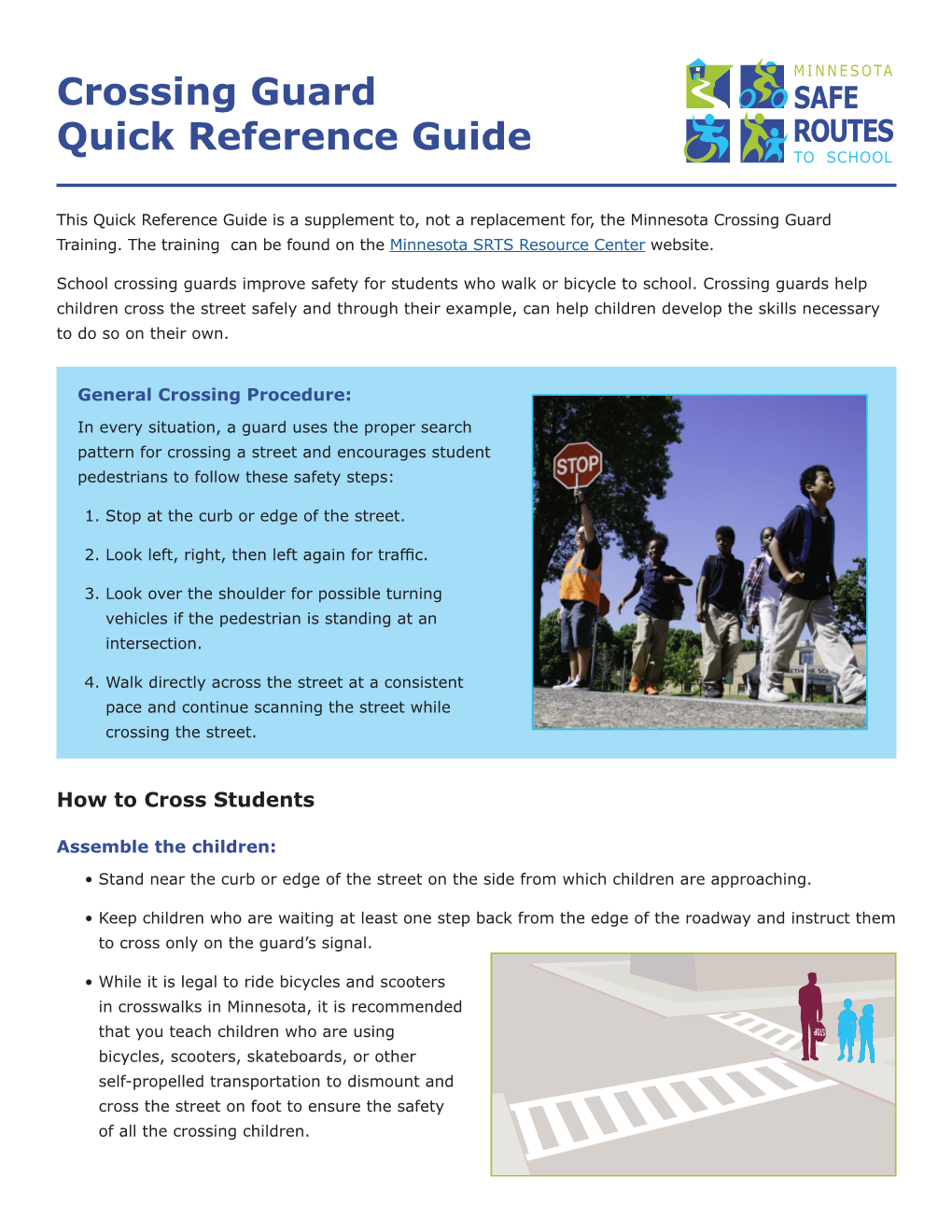 Crossing Guard Quick Reference Guide