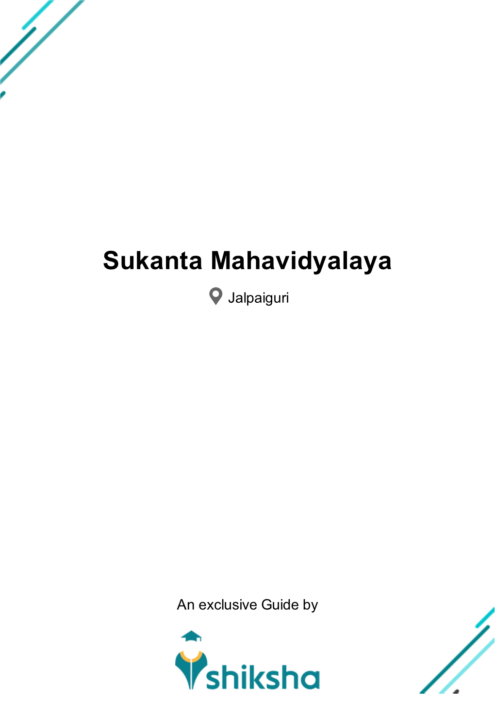Sukanta Mahavidyalaya