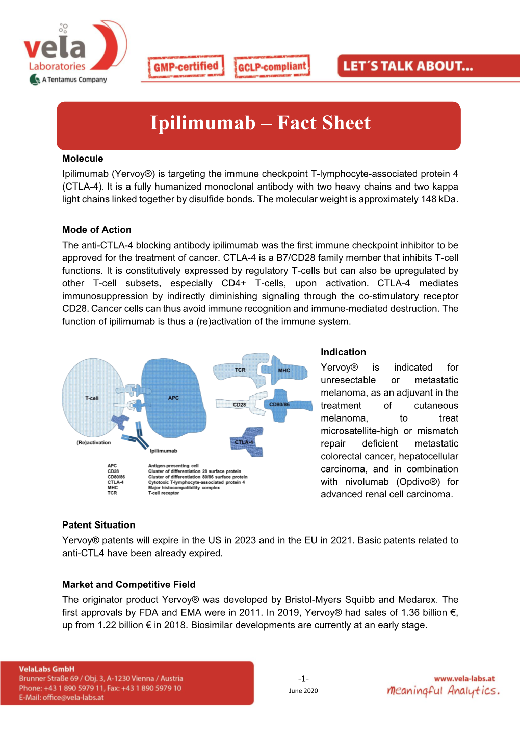 Ipilimumab – Fact Sheet