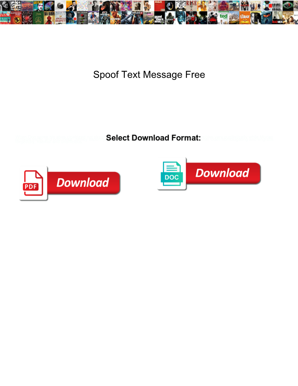 Spoof Text Message Free