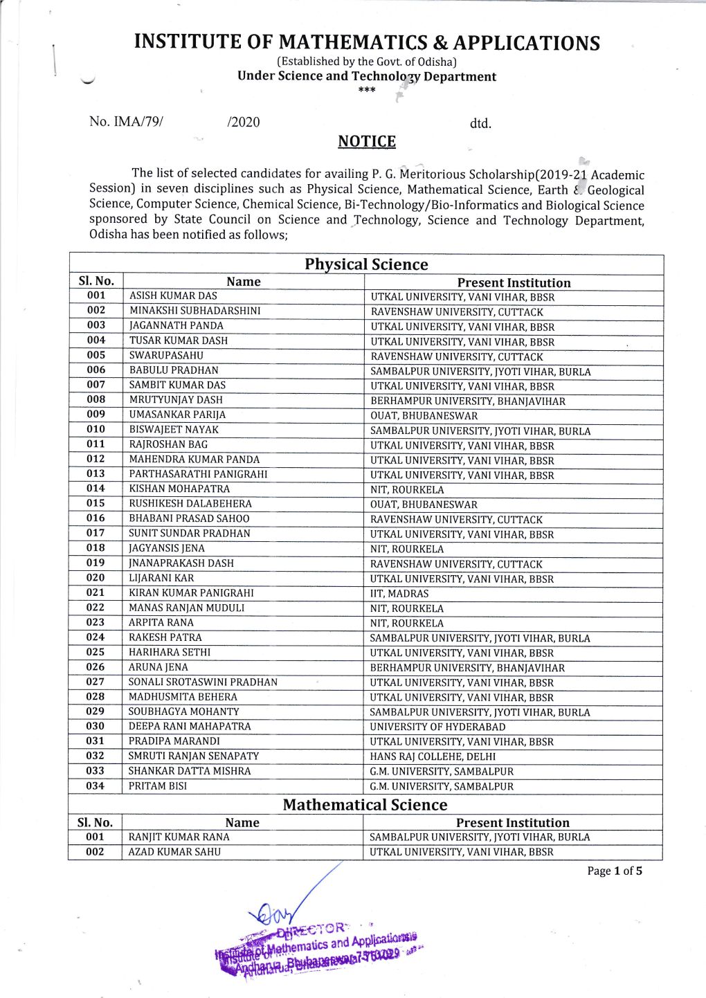 Institute of Mathematics & Applications