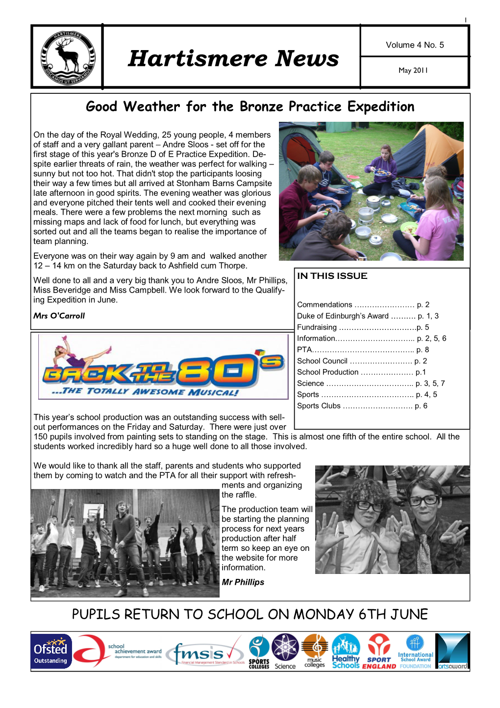 Hartismere News May 2011