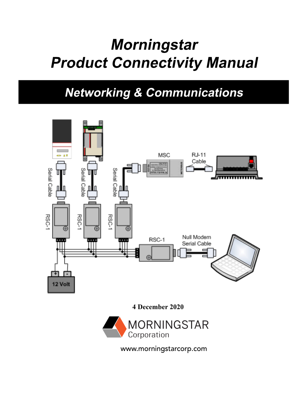 Morningstar Product Connectivity Manual