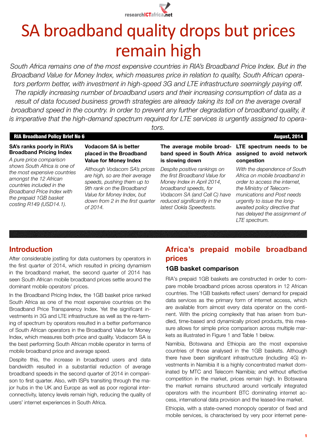 2014 Policy Brief 6 Broadband-2