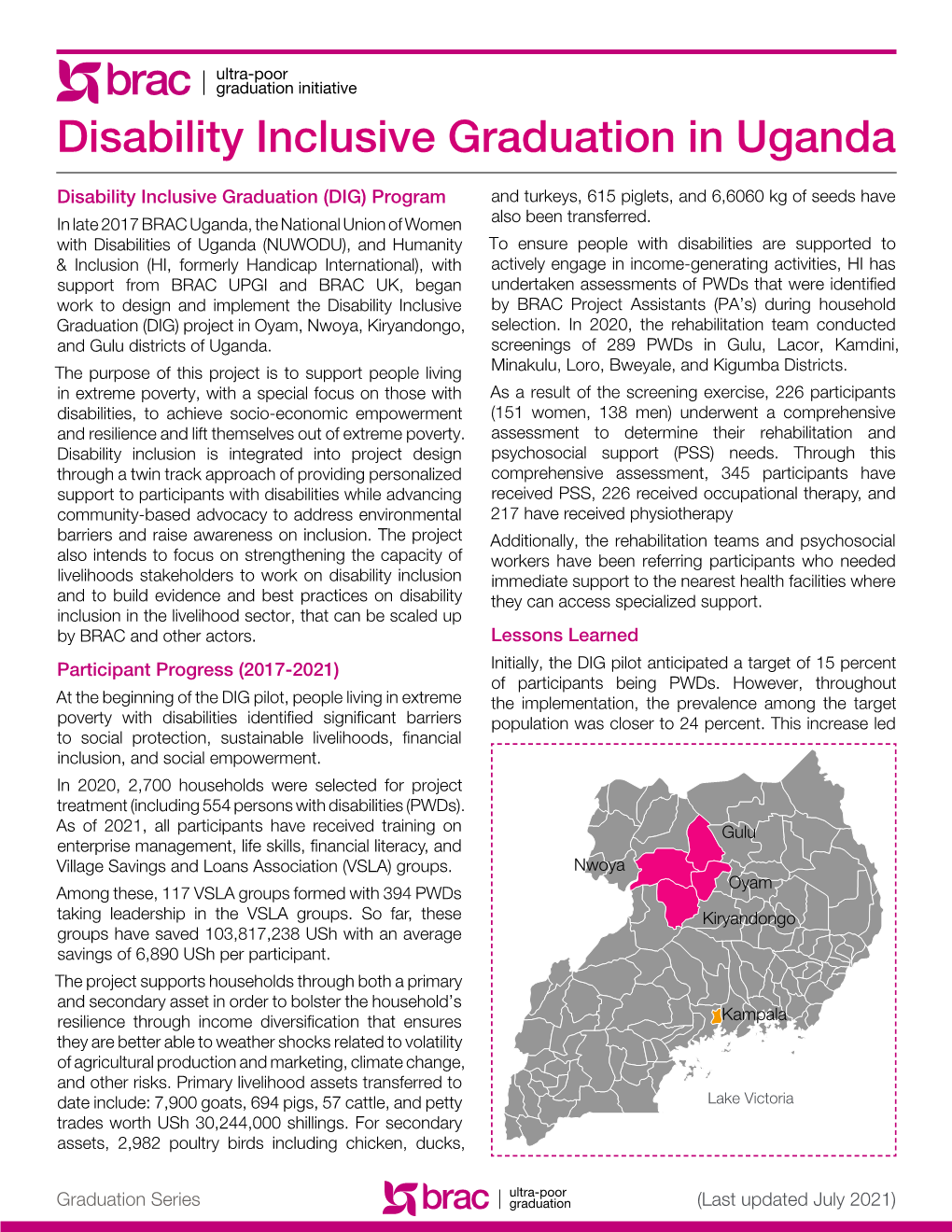 Disability Inclusive Graduation in Uganda