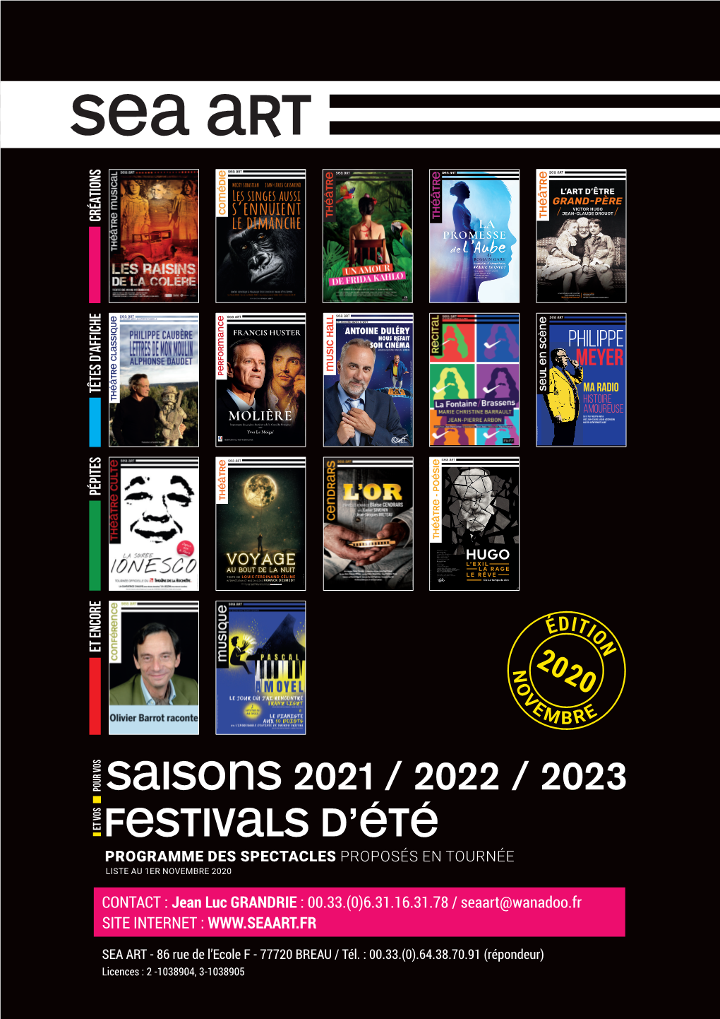 Festivals D'été Saisons 2021 / 2022 / 2023