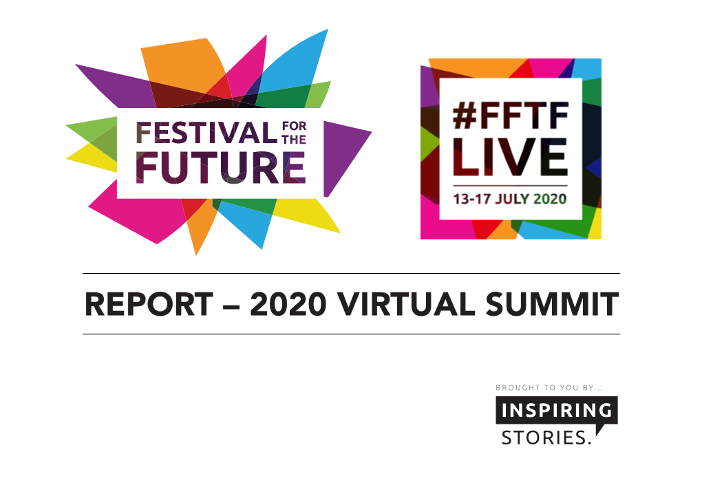 Report – 2020 Virtual Summit