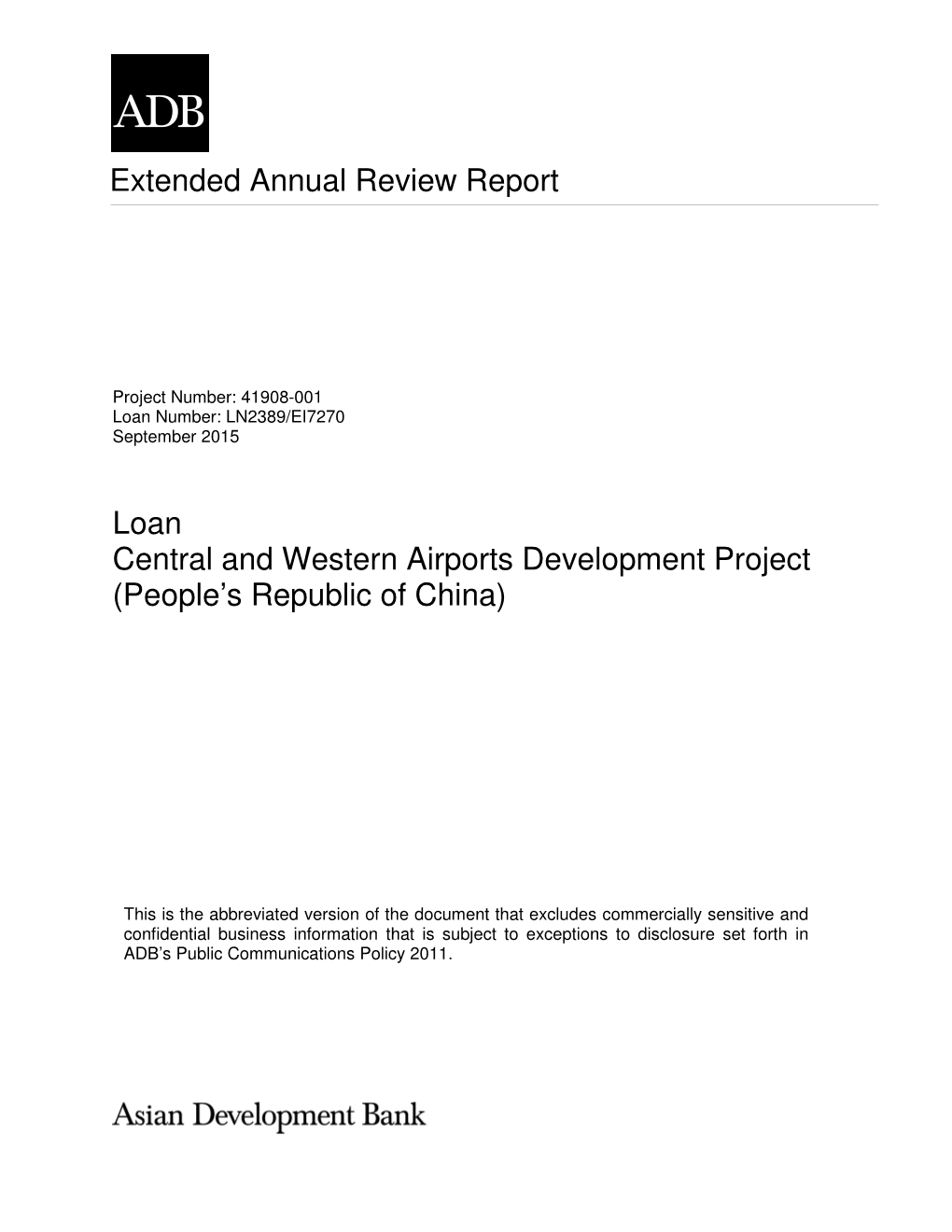 41908-014: Extended Annual Review Report
