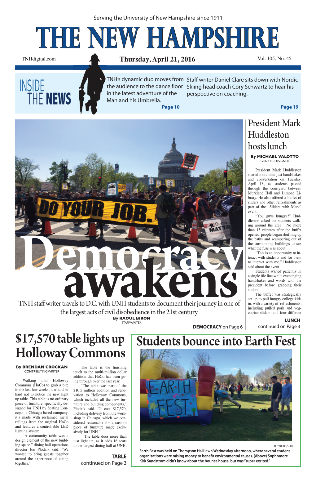 The New Hampshire Tnhdigital.Com Thursday, April 21, 2016 Vol