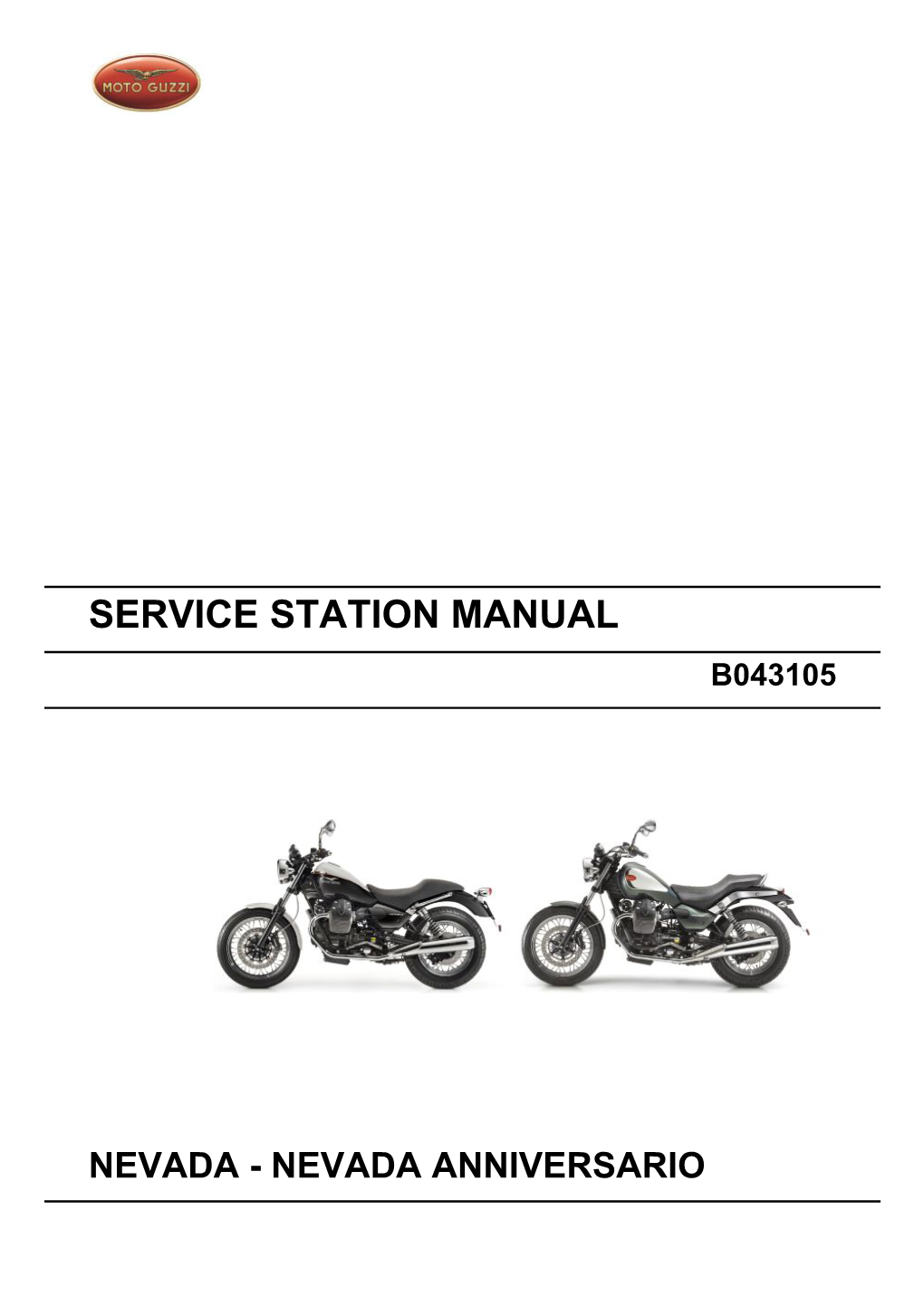 Nevada - Nevada Anniversario Service Station Manual