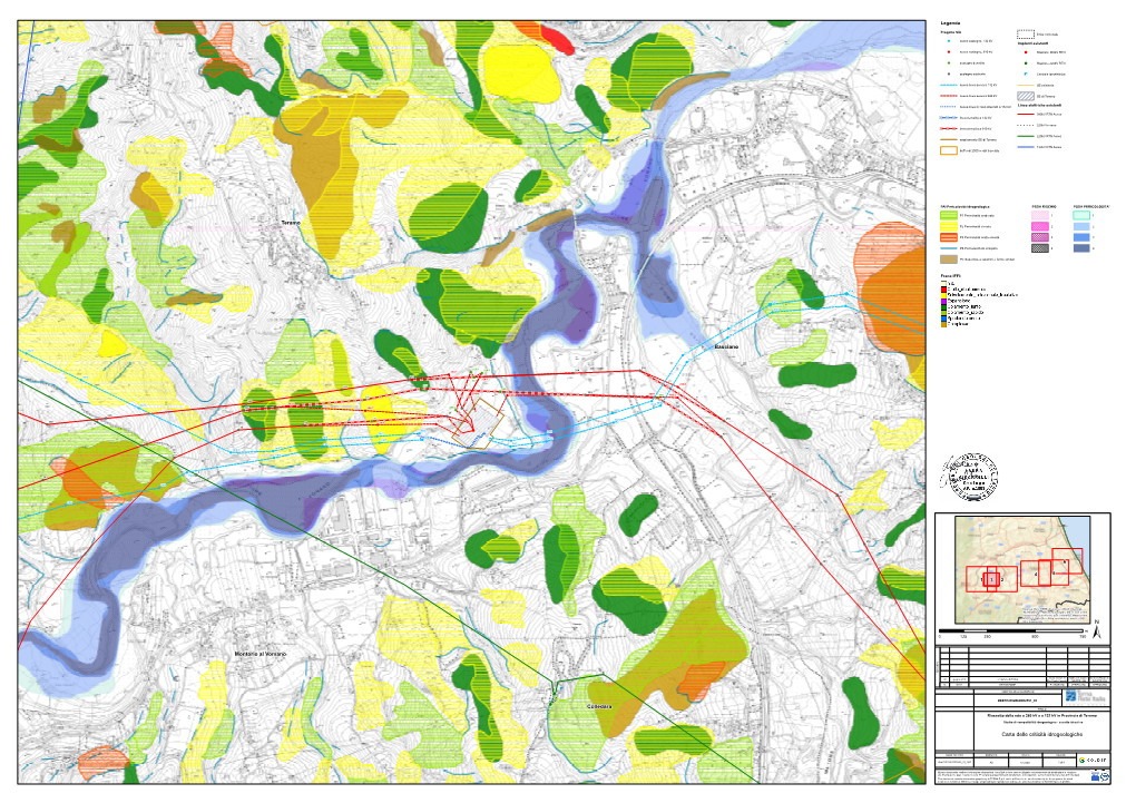 Teramo Basciano Montorio Al Vomano Colledara Carta Delle Criticità