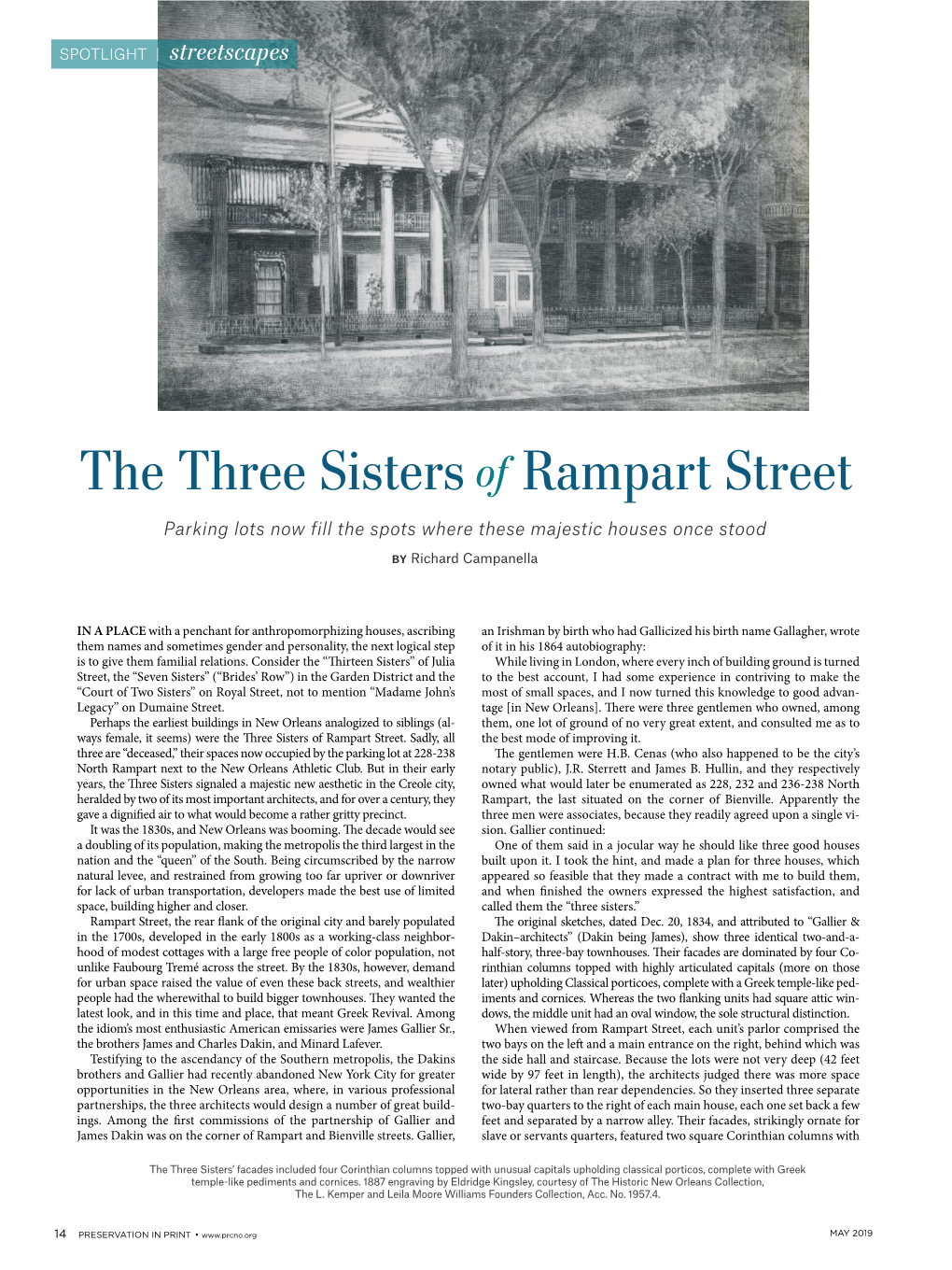 The Three Sisters Rampart Street