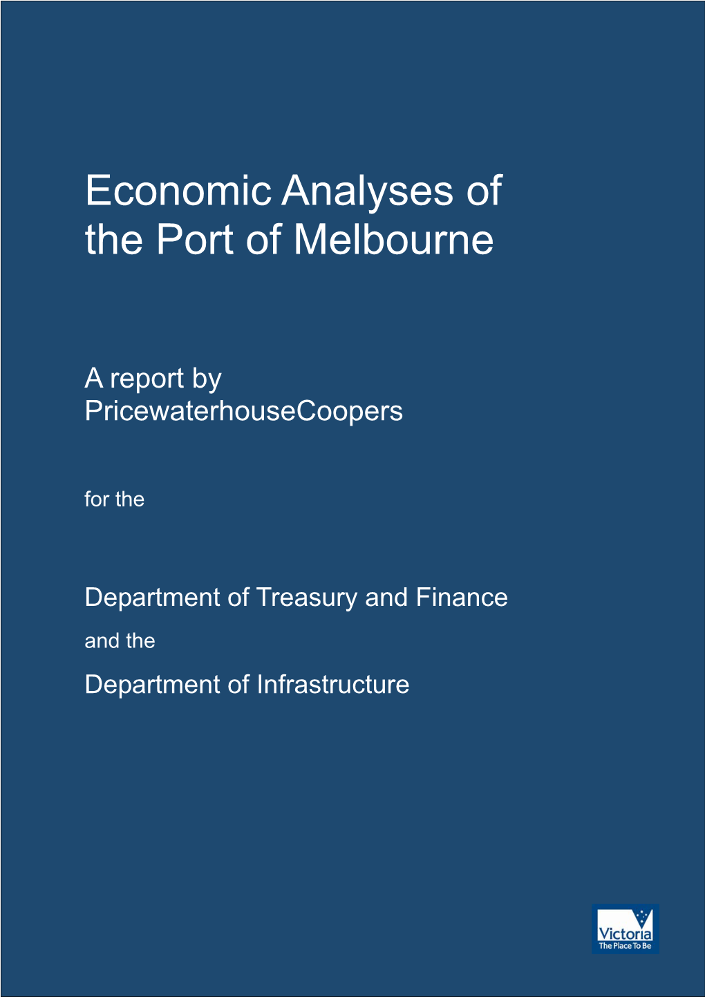 Economic Analyses of the Port of Melbourne