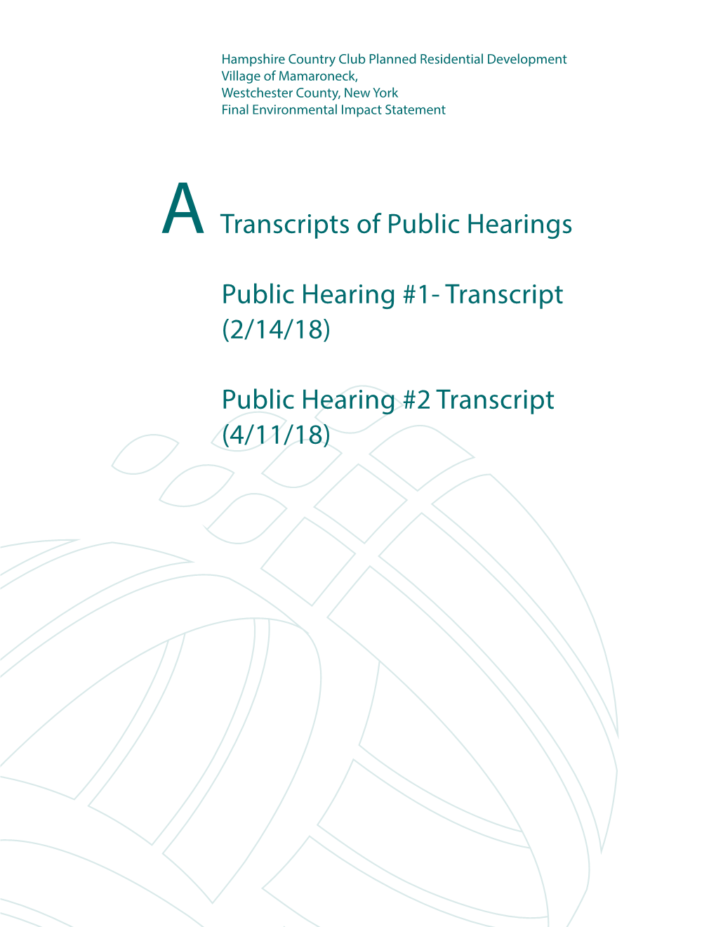 Public Hearing #2 Transcript (4/11/18) 1