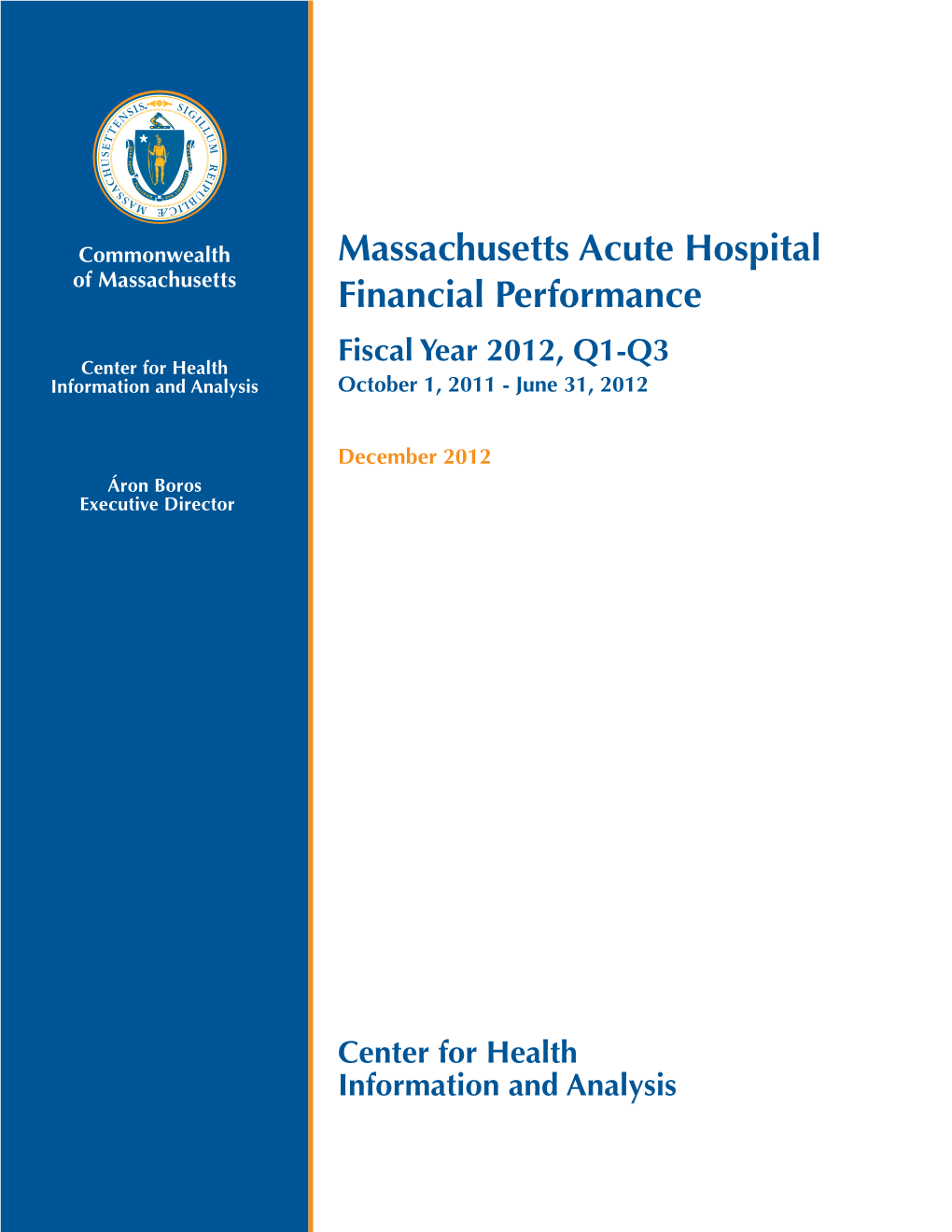 Massachusetts Hospital Financial Performance