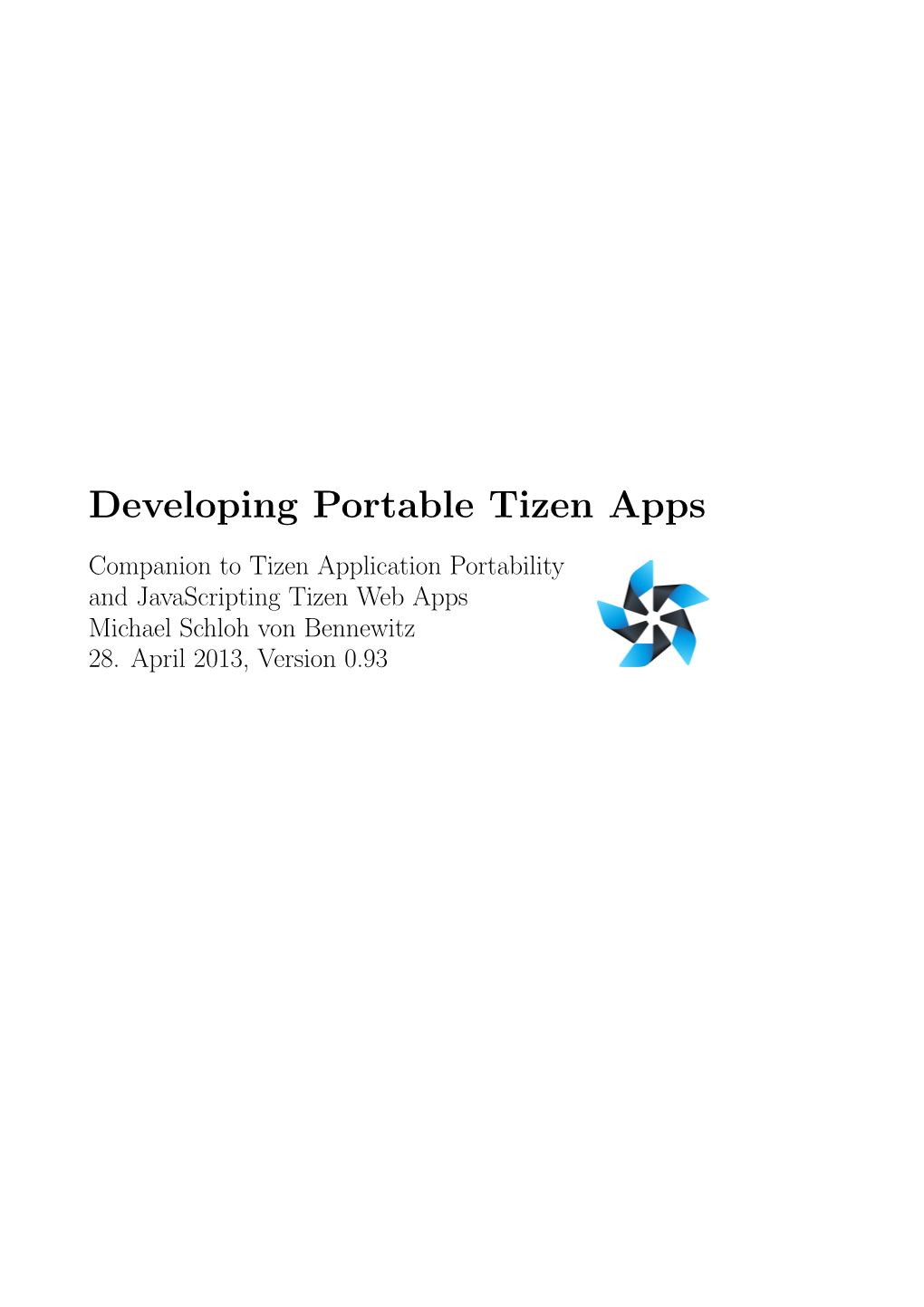 Developing Portable Tizen Apps