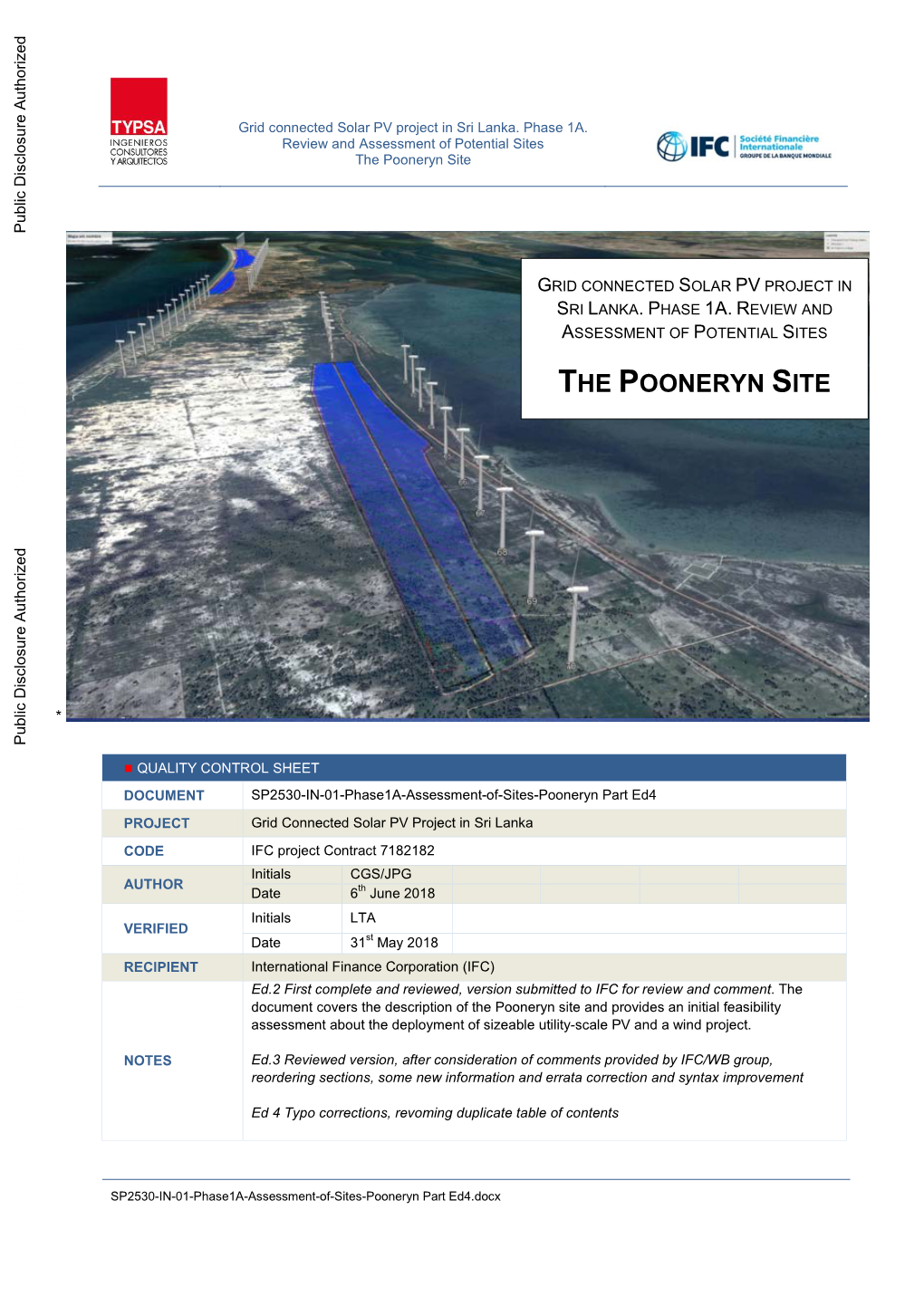 Pooneryn Wind Farm Wind Resource Assessment