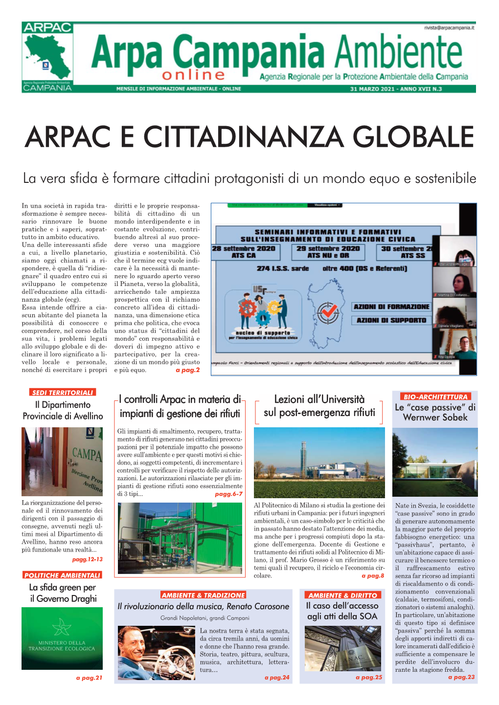 Arpac E Cittadinanza Globale