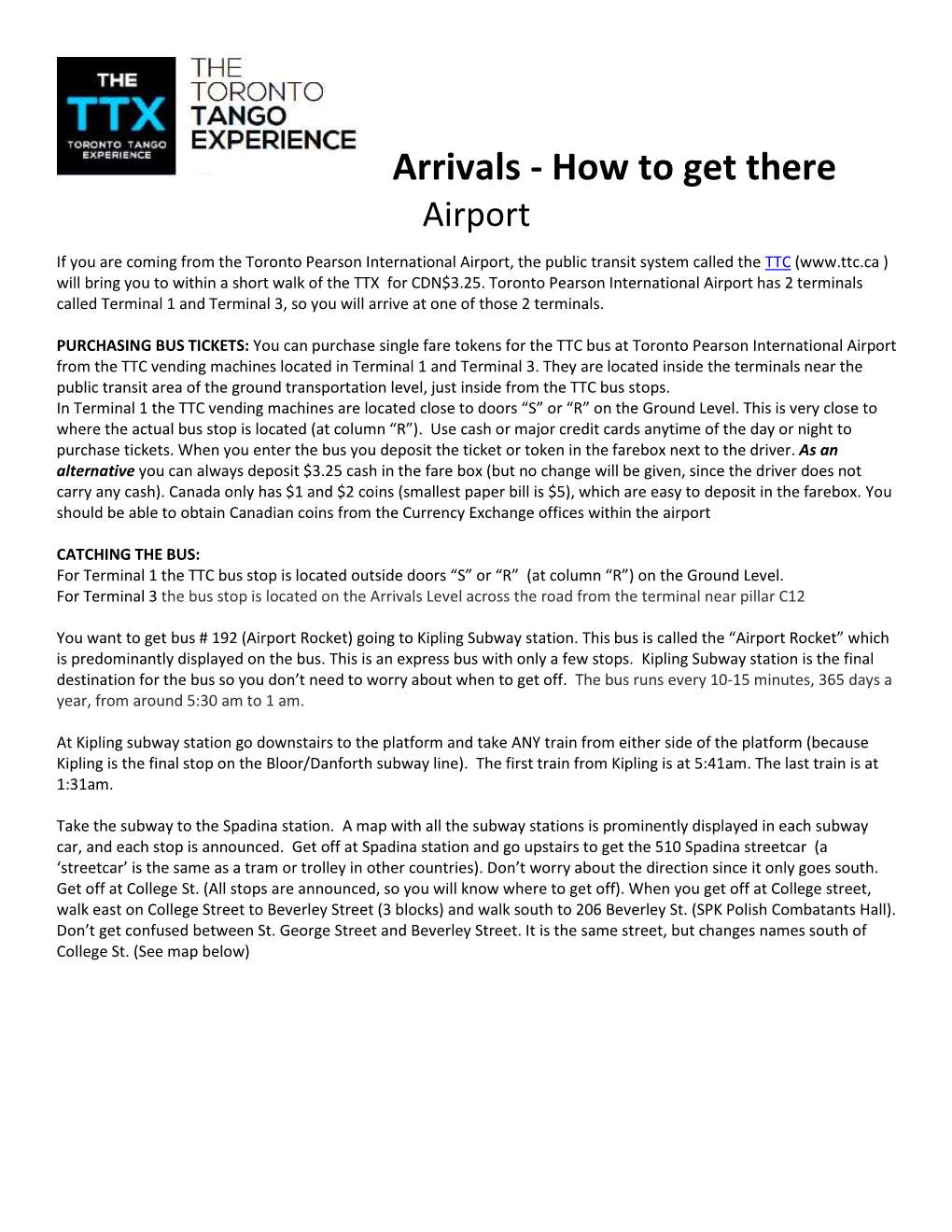 Arrivals - How to Get There Airport