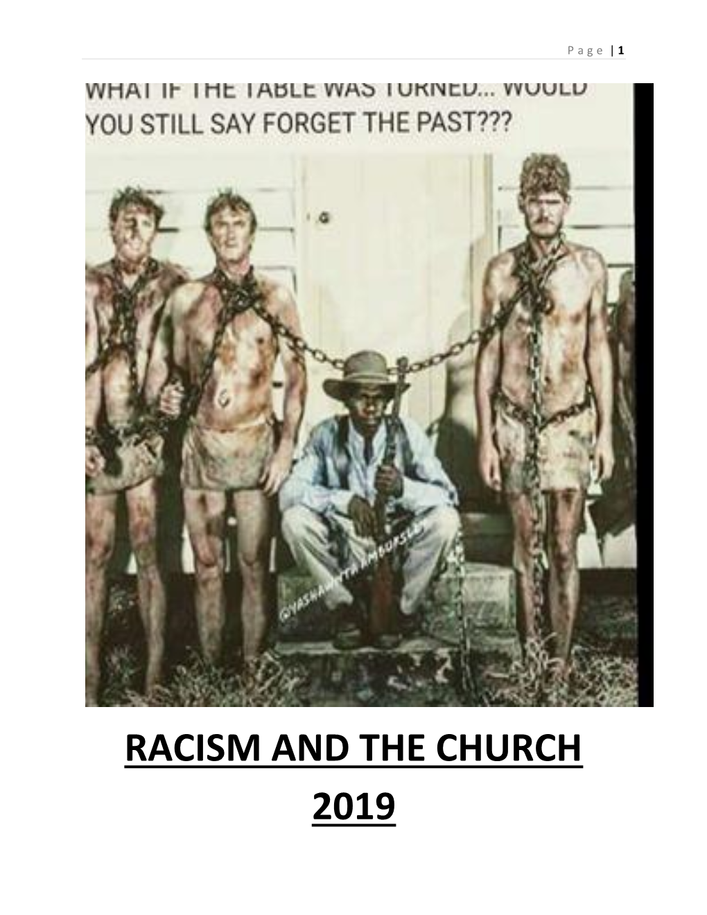 Racism and the Church 2019