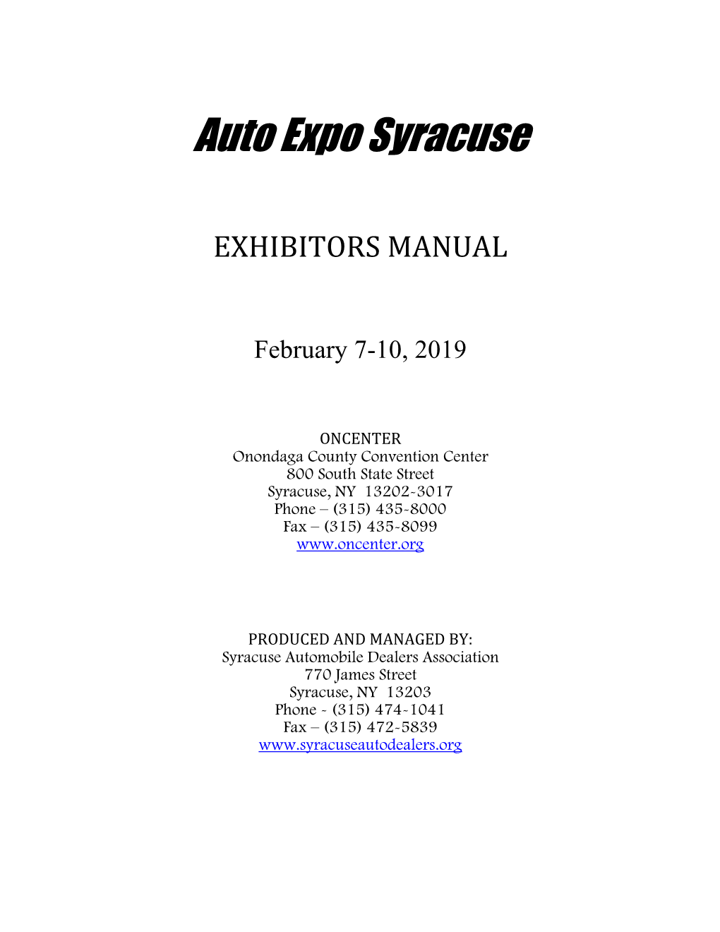 Auto Expo Syracuse